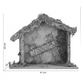 Capanna per la Natività 19 cm