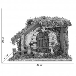 Capanna con Giara e Gatto per il Presepe