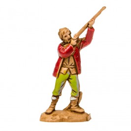 Cacciatore con fucile per il Presepe