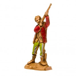 Cacciatore con fucile per il Presepe