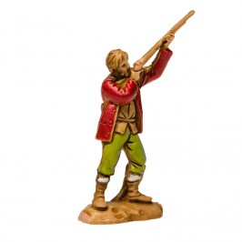 Cacciatore con fucile per il Presepe