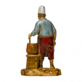 Cuoco Vicino al Fuoco per il Presepe