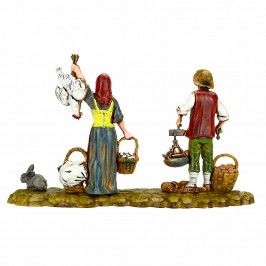 Contadini Presepe Landi cm 10