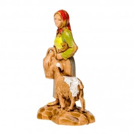 Donna con Capra per il Presepe