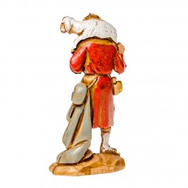 Pastore con Agnello per il Presepe