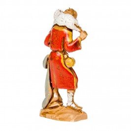 Pastore con Agnello per il Presepe