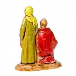 Donna con Pastore in Ginocchio per il Presepe