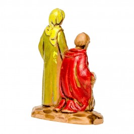 Donna con Pastore in Ginocchio per il Presepe