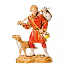 Viandante con il Cane per il Presepe