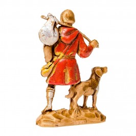 Viandante con il Cane per il Presepe