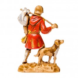 Viandante con il Cane per il Presepe