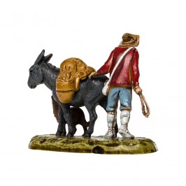 Pastore con Asino e Cane 6 cm