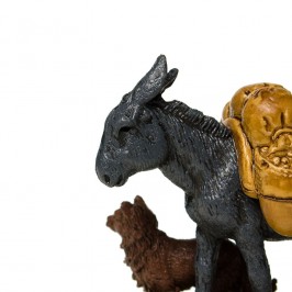 Pastore con Asino e Cane 6 cm