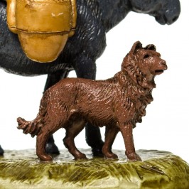 Pastore con Asino e Cane 6 cm