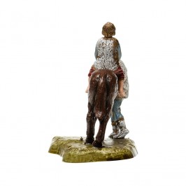 Pastore con Bimbo a Cavallo