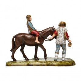 Pastore con Bimbo a Cavallo