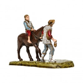 Pastore con Bimbo a Cavallo