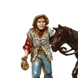 Pastore con Bimbo a Cavallo