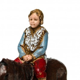 Pastore con Bimbo a Cavallo