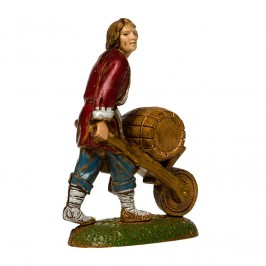Uomo con Botte per il Presepe