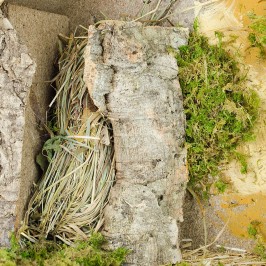 Capanna in Legno e Sughero per Natività 12 cm