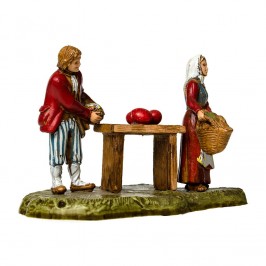 Scena del Fruttivendolo per il Presepe