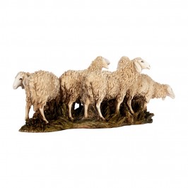 Gregge di Pecore per il Presepe 15 cm