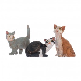 Serie 3 Gatti per il Presepe Fontanini