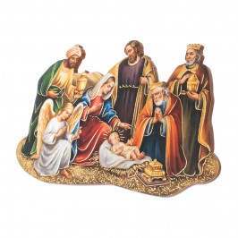 Magnete con Natività e Re Magi