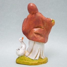 Pastorella con Cesto e Oca...