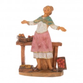 Fruttivendola per il Presepe Fontanini