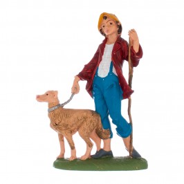 Pastore con cane Fontanini 12 cm