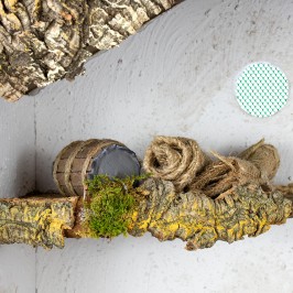 Capanna con Luce per il Presepe