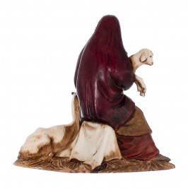Donna Anziana con Caprette  Moranduzzo 10 cm
