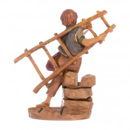 Statua Pastorello con Scala Fontanini