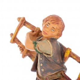 Statua Pastorello con Scala Fontanini