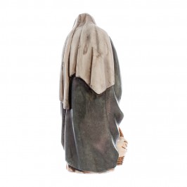 Anziana con Bastone Landi...