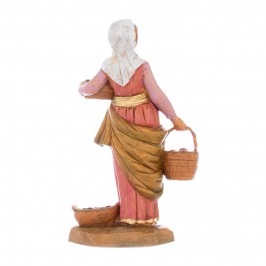 Donna con Tre Cesti 12 cm Fontanini