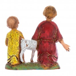 Bimbi con Pecora Landi cm 10