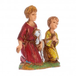 Bimbi con Pecora Landi cm 10