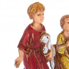 Bimbi con Pecora Landi cm 10