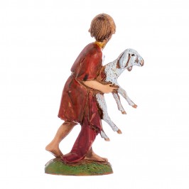 Bimbo con Pecora Landi cm 10