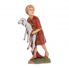 Bimbo con Pecora Landi cm 10