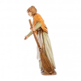 Donna con Scopa Landi 10 cm
