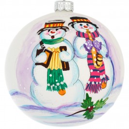 Palla Natalizia Bianca