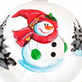 Palla Natalizia Vetro Satinato