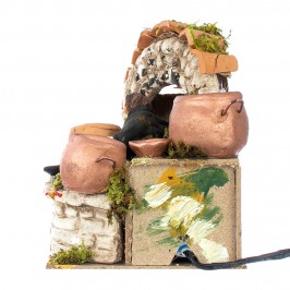 Uomo che Cucina per il Presepe