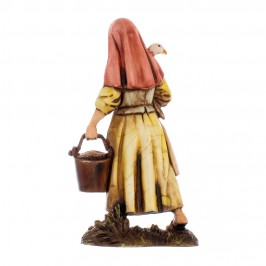 Donna con Oca Landi 10 cm