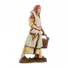 Donna con Oca Landi 10 cm