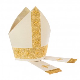 Mitria Avorio con Applicazioni